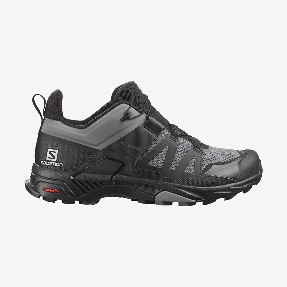 Salomon Singapore Mens Hiking Shoes - X ULTRA 4 Black | 68407-ISCO